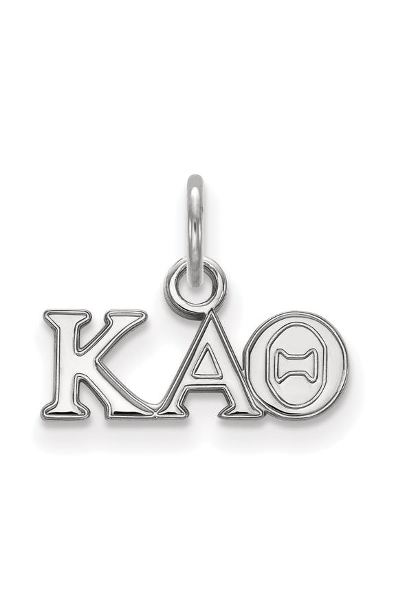 Sterling Silver Official Licensed Greek Sororities Kappa Alpha Theta (???) XS Pendant