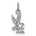 thumbnail image 1 of Sterling Silver Official Licensed Greek Sororities Sigma Kappa (??) XS Pendant, 1 of 4