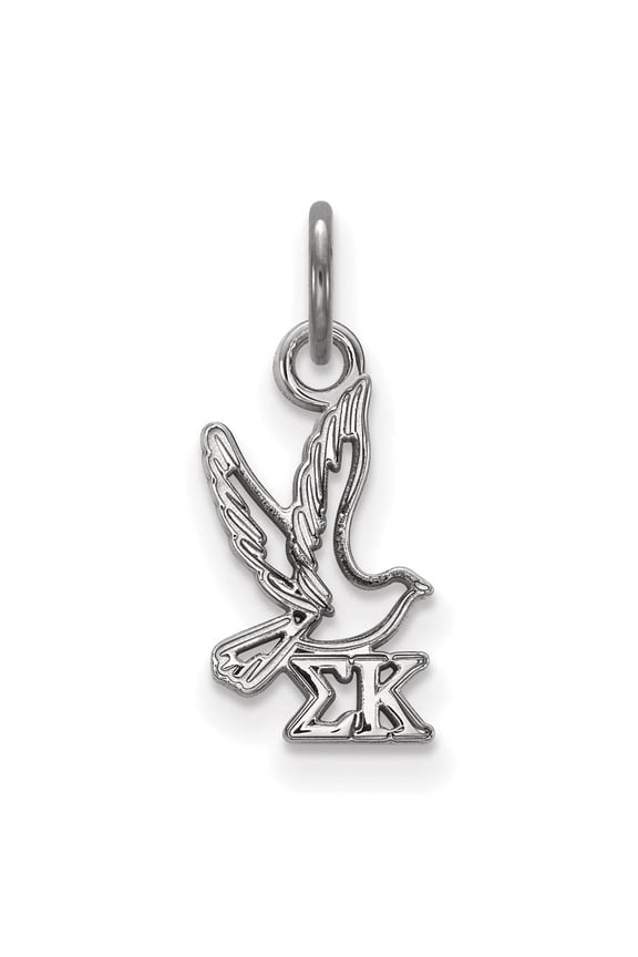 Sterling Silver Official Licensed Greek Sororities Sigma Kappa (??) XS Pendant