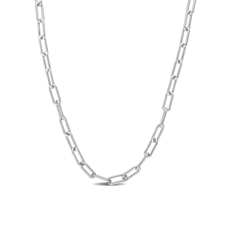 Sterling Silver Necklace Thin Chain in Multicolor | Mexicali Blues