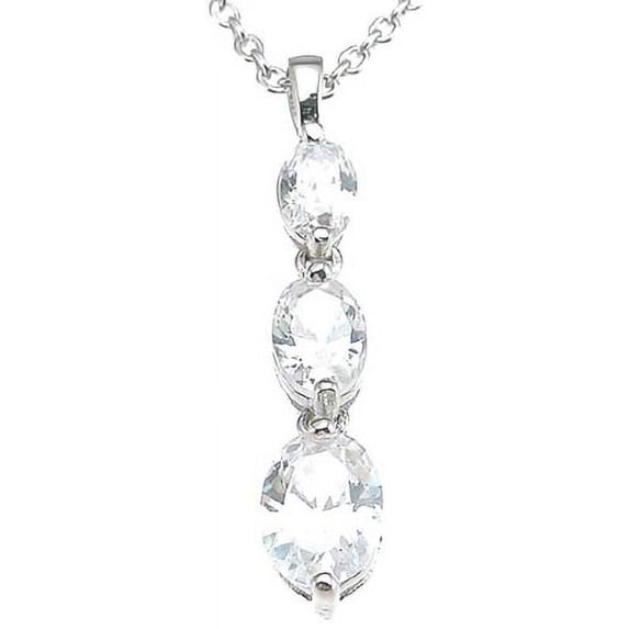 Sterling Silver Oval Three Stone & Mom Gifts From Daughter