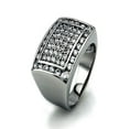 thumbnail image 1 of Tioneer Sterling Silver Pave-Set Cubic Zirconia Bulky Biker Ring, 1 of 1