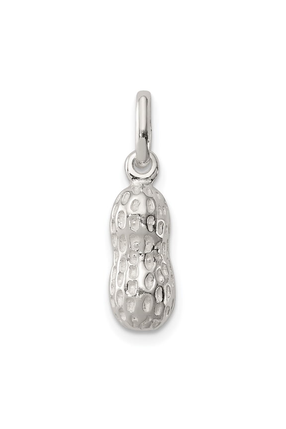 Sterling Silver Peanut Charm