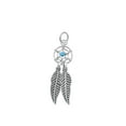 thumbnail image 1 of Sterling Silver Pendant Dreamcatcher Charm .925 New Jewelry Female Unisex, 1 of 3