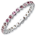 thumbnail image 1 of Sterling Silver Pink Tourmaline Ring, 1 of 5