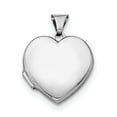thumbnail image 1 of Sterling Silver Plain 18mm Heart Locket - 1.8 Grams, 1 of 2