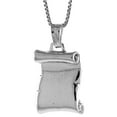 thumbnail image 1 of Sterling Silver Plain Scroll Pendant Hollow Italy 11/16 inch (18 mm) Tall, 1 of 1