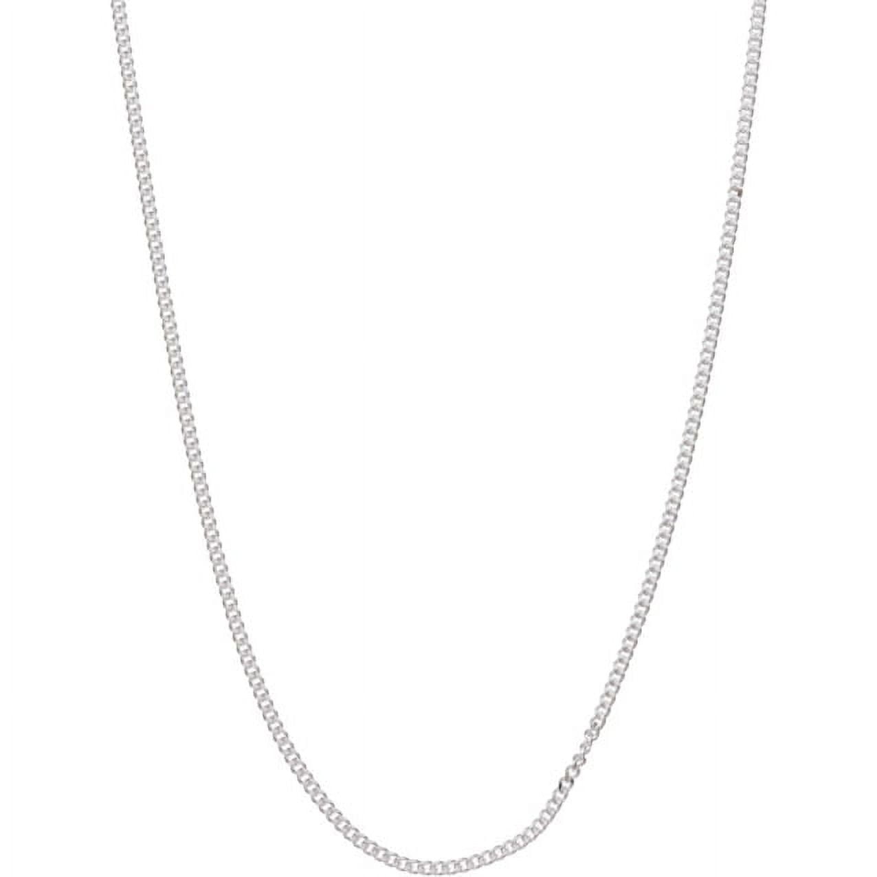 Sterling Silver Polished 1.4mm Curb Chain, 30"
