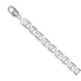thumbnail image 1 of Sterling Silver Polished 10.25mm Flat Mariner Chain, 24", 1 of 3