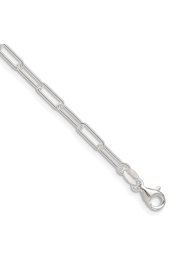 Sterling Silver Polished 3.15mm Paperclip Chain