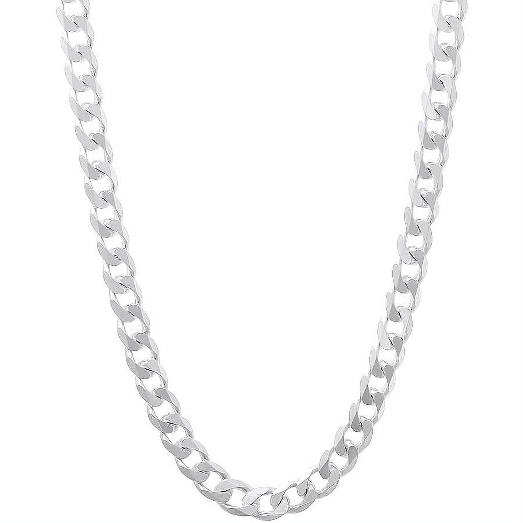 1.3mm Flat Curb Chain Cuban Necklace