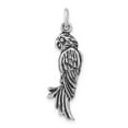 thumbnail image 1 of Sterling Silver Polished & Antiqued Parrot Pendant Charm, 1 of 4