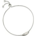 thumbnail image 1 of Sterling Silver Polished Bar Adjustable Bracelet Made In India qg4764, 1 of 5