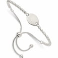 thumbnail image 1 of Sterling Silver Polished Beaded Adjustable Bracelet Made In Italy -Jewelry By Sweet Pea, 1 of 6