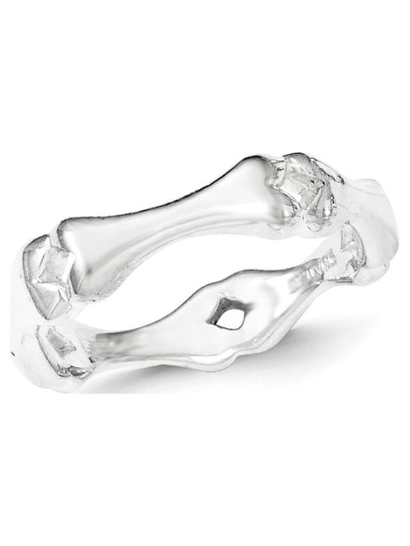 Sterling Silver Polished Bone Ring