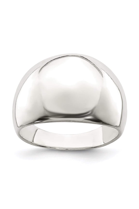 925 Sterling Silver Polished Cigar Band Ring Size 7 - 7.0 Grams -  Jewelry Gift for Mom
