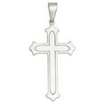 thumbnail image 1 of Sterling Silver Polished Cross Pendant, 1 of 3