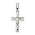 thumbnail image 1 of Sterling Silver Polished Crucifix Pendant (31.3 X 13) Made In India qc9096, 1 of 5