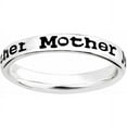 thumbnail image 1 of Sterling Silver Polished Enameled Mother Ring, 1 of 7