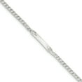 thumbnail image 1 of Sterling Silver 8in Polished Engravable Curb Mens Link ID Bracelet, 1 of 3