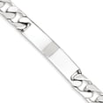 thumbnail image 1 of Sterling Silver Polished Engraveable Curb Link ID Bracelet, 1 of 1