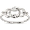 thumbnail image 1 of Sterling Silver Polished Fancy Knot Ringsize 7 - Jbsp, 1 of 5