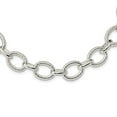 thumbnail image 1 of Sterling Silver Polished Fancy Link Necklace - 18 Inch - Measures 13mm Wide, 1 of 2