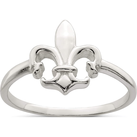 Jewelry by Sweet Pea Sterling Silver Polished Fleur De Lis Ring