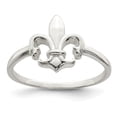 thumbnail image 1 of Sterling Silver Polished Fleur De Lis Ring, 1 of 3