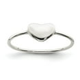 thumbnail image 1 of Sterling Silver Polished Heart Ring, 1 of 6