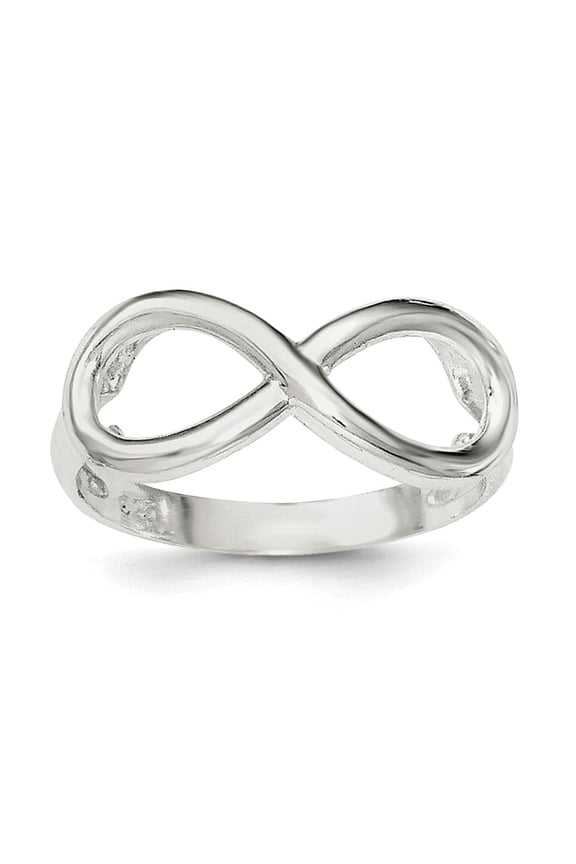 Sterling Silver Polished Infinity Ring