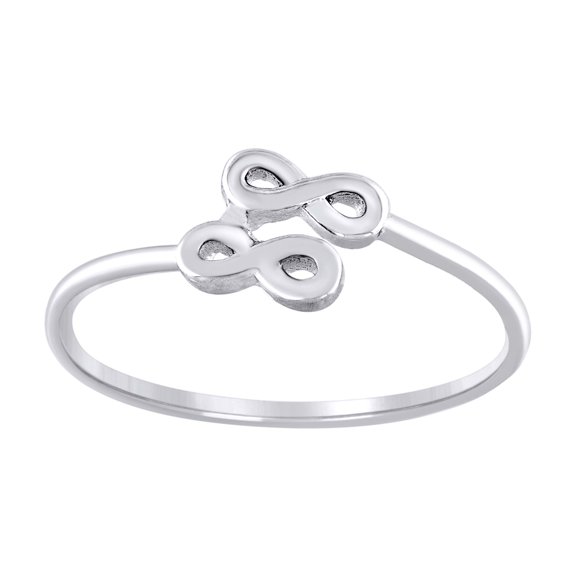 Sterling Silver Polished Infinity Size-6 Womens Bridal Anniversary Wedding Engagement Band Ring Band