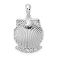 thumbnail image 1 of Sterling Silver Polished Jamaica Scallop Shell Pendant, 1 of 1