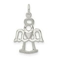 thumbnail image 1 of Sterling Silver Polished & Lasered Angel Pendant, 1 of 1