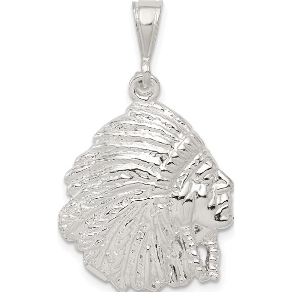 Jewelry by Sweet Pea Sterling Silver Polished Man Pendant