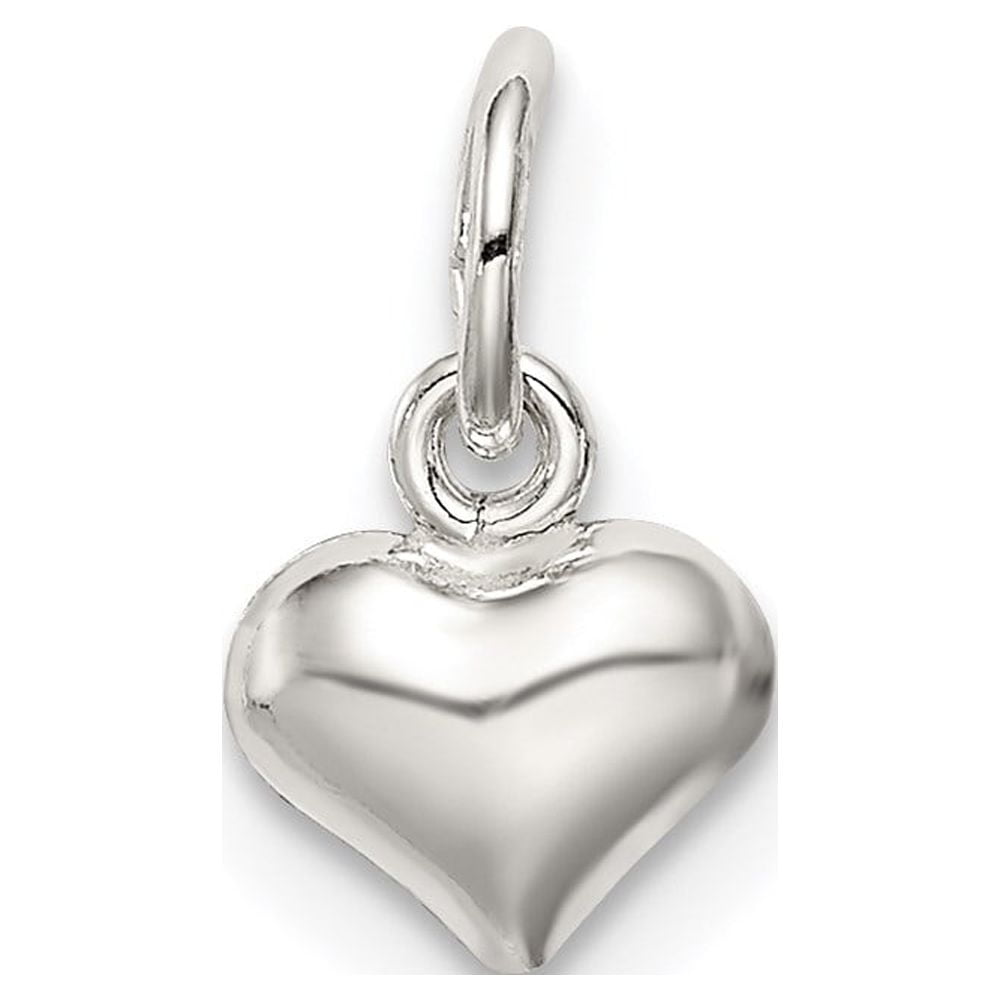BEST PRICE PRODUCT Sterling Silver Polished Puff Heart Charm