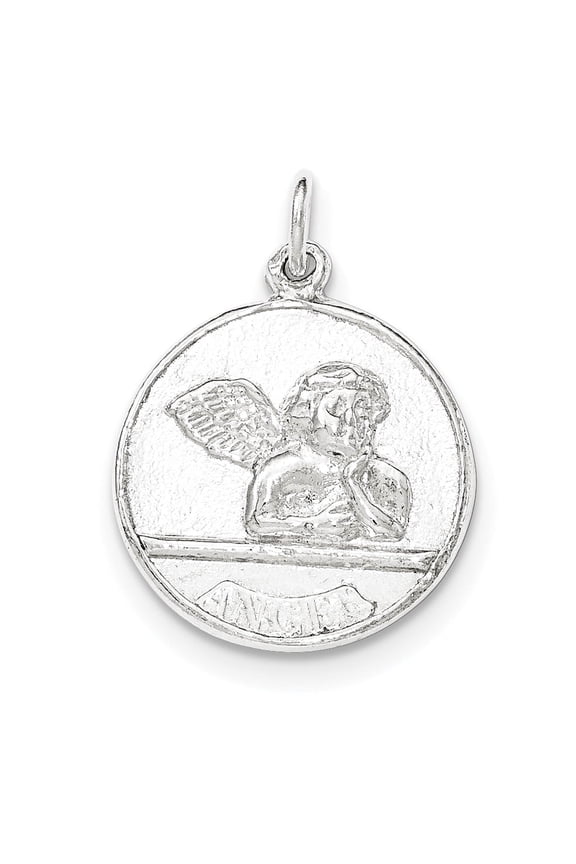 Sterling Silver Polished Raphael Angel Pendant