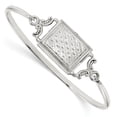 thumbnail image 1 of Sterling Silver Polished Rectangular 20mm Locket Bangle, 1 of 3