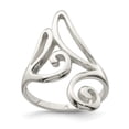 thumbnail image 1 of Sterling Silver Polished Ring - 3.7 Grams - Size 7 - Measures 2mm Wide, 1 of 2