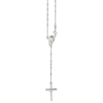 thumbnail image 1 of Sterling Silver Polished Rosary Necklace - 9.9 Grams - 18 Inch - Spring Ring, 1 of 2