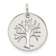 thumbnail image 1 of Sterling Silver Polished Tree Cut-out Charm Pendant, 1 of 4