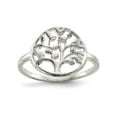thumbnail image 1 of Sterling Silver Polished Tree Ring - Size 7, 1 of 3