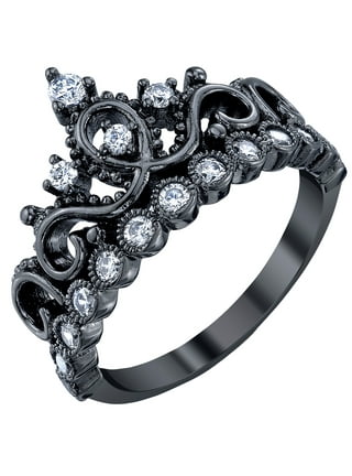 Black 2024 crown ring