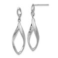 thumbnail image 1 of Sterling Silver Radiant Essence Textured Post Dangle Earrings, 1 of 4