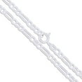 thumbnail image 1 of Sterling Silver Ralt Rolo Chain 3.4mm Solid 925 Italy Figure Eight Necklace 20" Jewelry Female, 1 of 5
