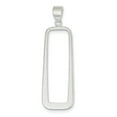 thumbnail image 1 of Sterling Silver Rectangle Pendant, 1 of 1