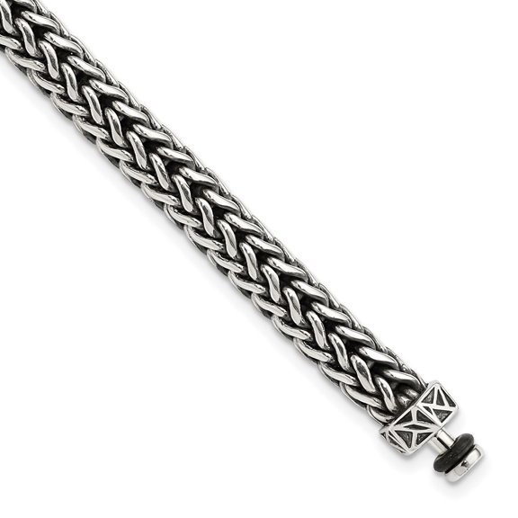 Sterling Silver Reflections 6mm Wheat Chain 8in Bracelet/Bead not included, sold seperately