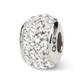 thumbnail image 1 of Sterling Silver Reflections April Full Crystal Bead Charm - Measures 12.73x7.27mm Wide, 1 of 2