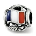 thumbnail image 1 of Sterling Silver Reflections Enameled French Theme Bead, 1 of 1