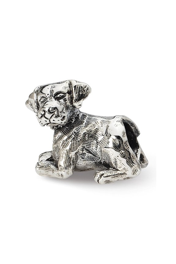 Sterling Silver Reflections Labrador Retriever Bead Charm - Measures 10x11.82mm Wide
